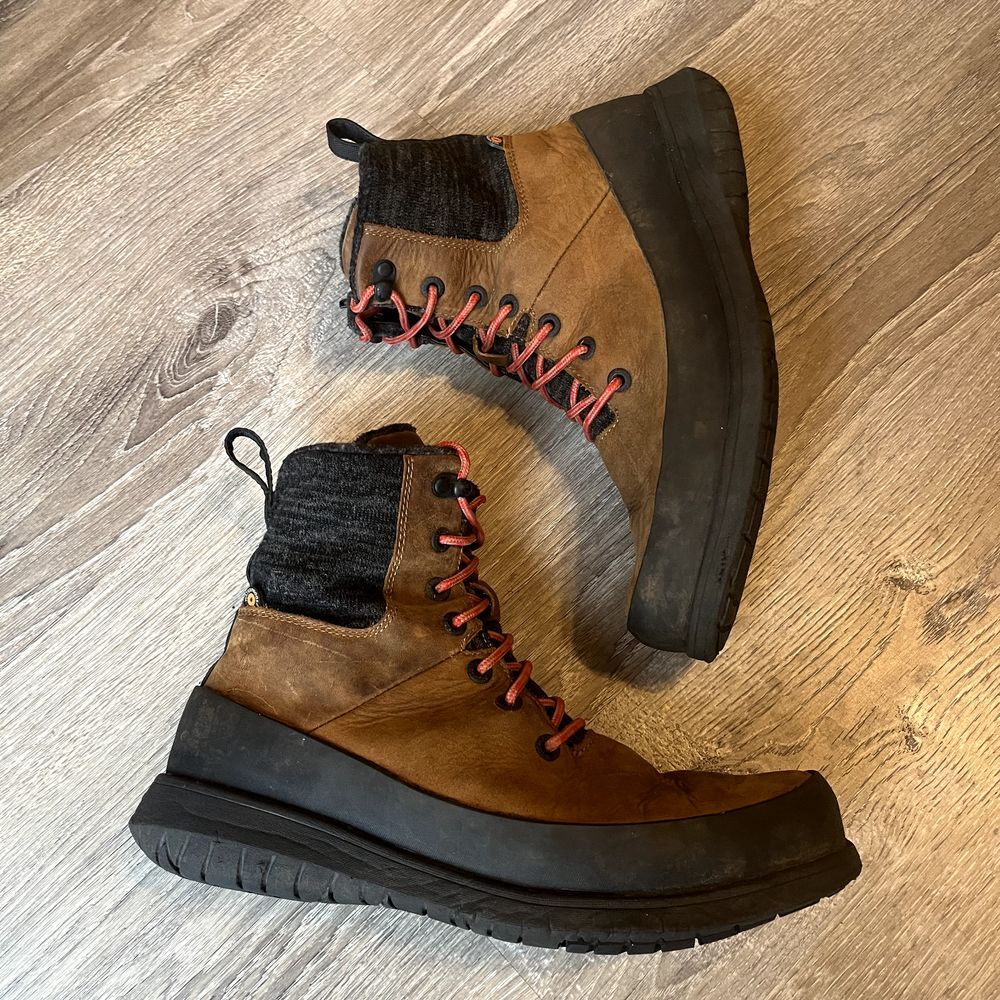 Bogs Freedom Lace Up Insulated Waterproof Leather‎ Boots Brown Womens 10 EU 41 - Picture 3 of 11